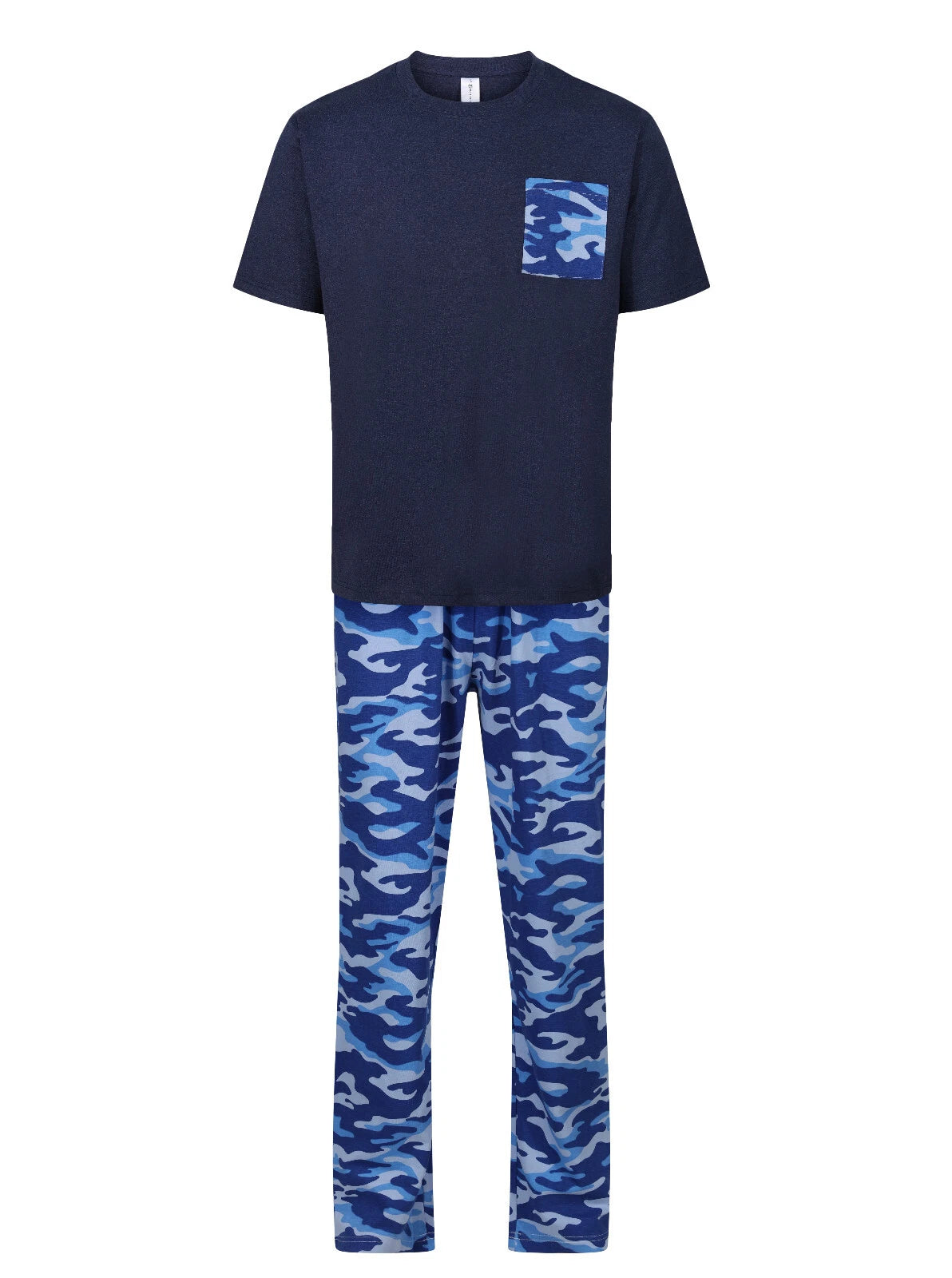 MENS PYJAMAS SHORT SLEEVE TOP TROUSERS PJ SET NIGHT SLEEP LOUNGE WEAR M-2XL BNWT