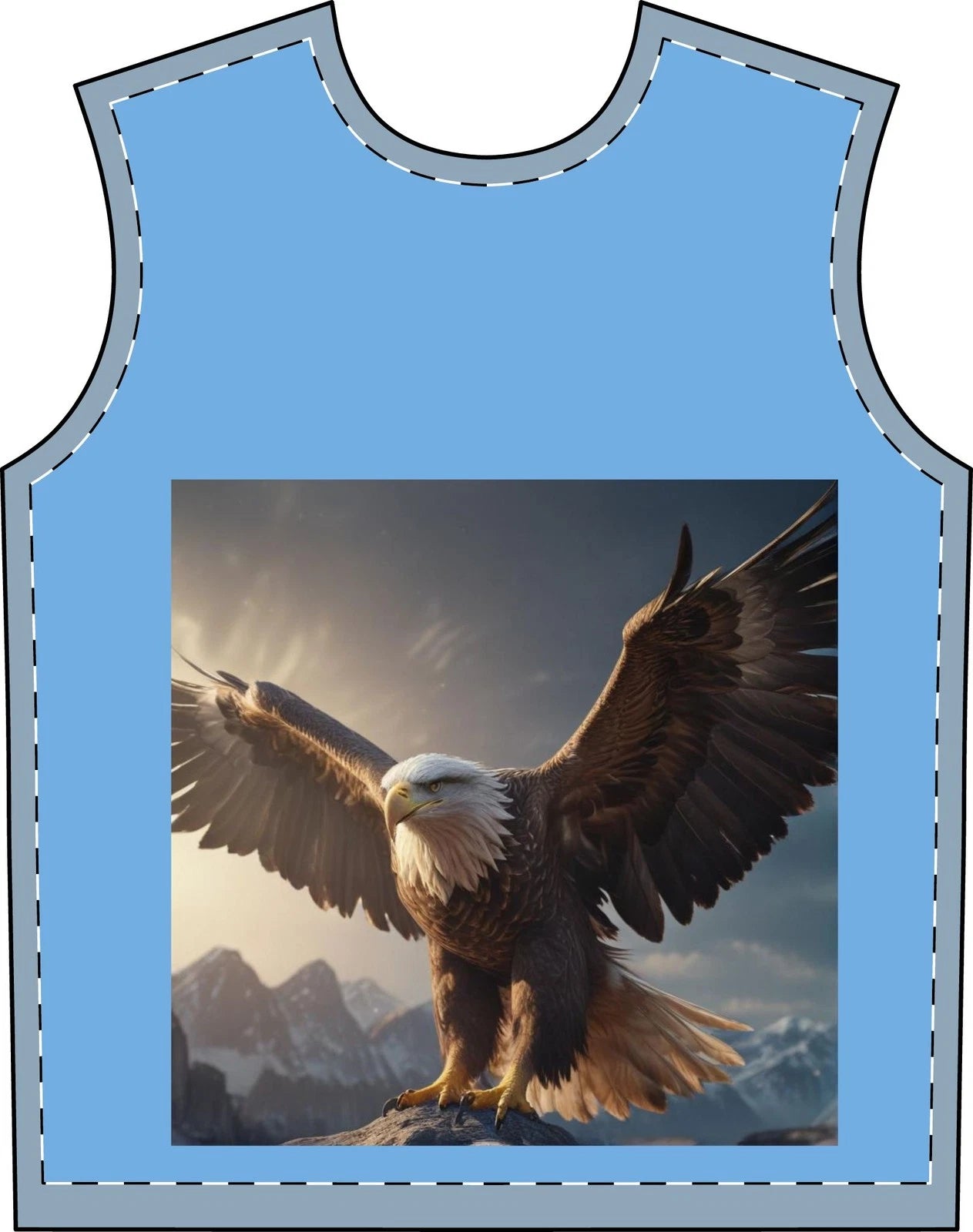 Eagle Print Men's Pajama Set - Relaxed Sleepwear, All-Over Print, Gift for [...]