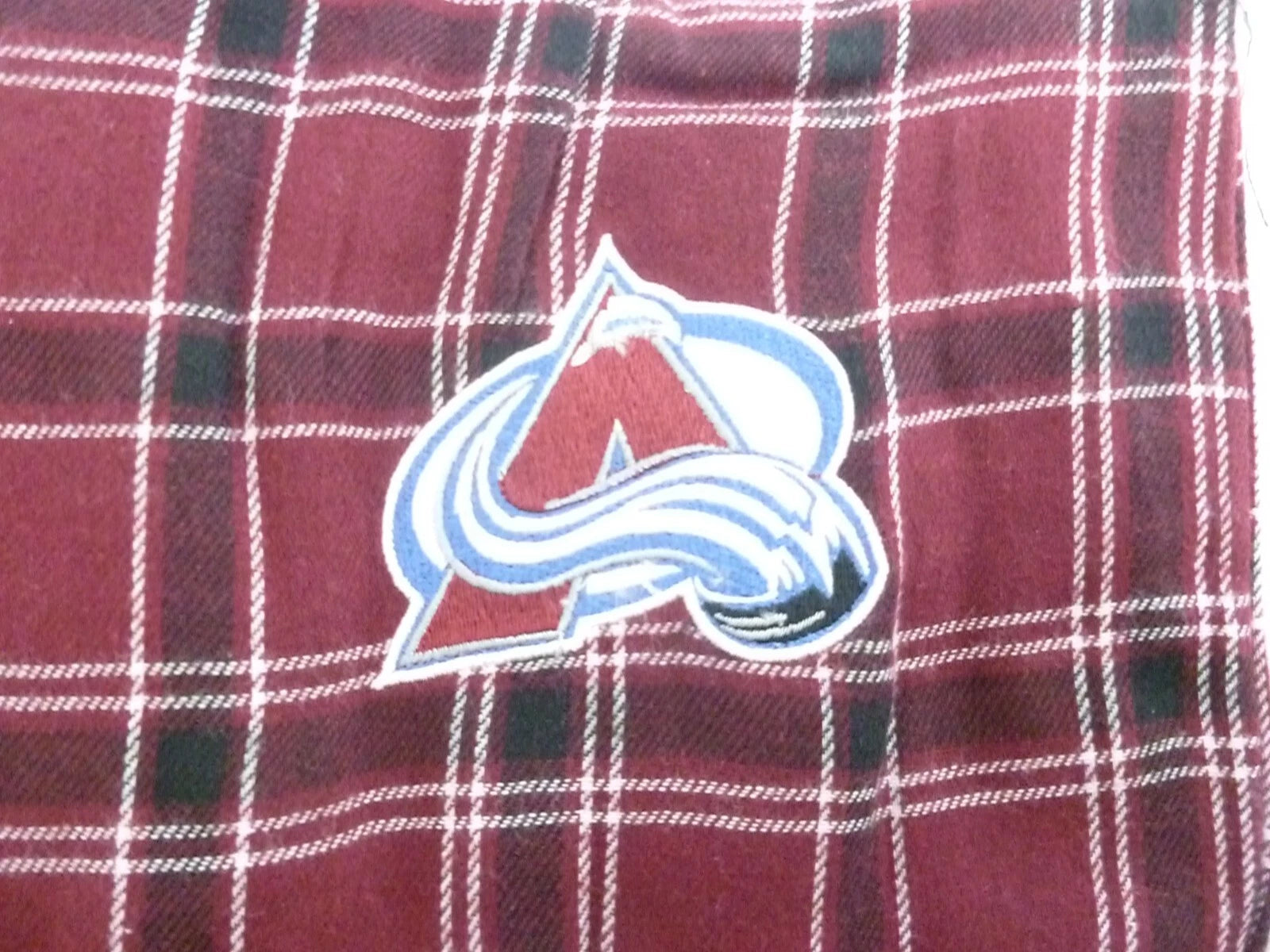 NEW Men's NHL Colorado Avalanche S/S Top and Flannel Pant PJ Set