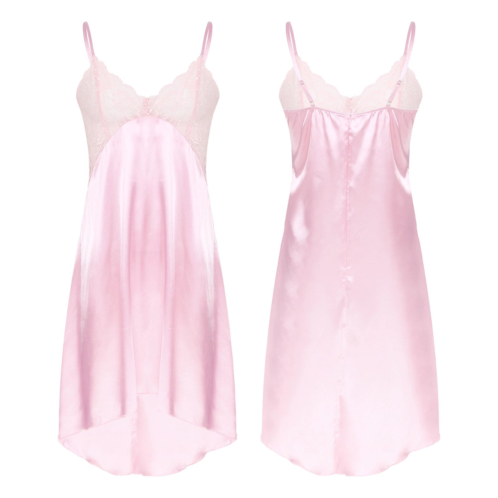 Mens Sissy Nightdress Pajamas Crossdress Nightwear Lingerie Set Sleepwear