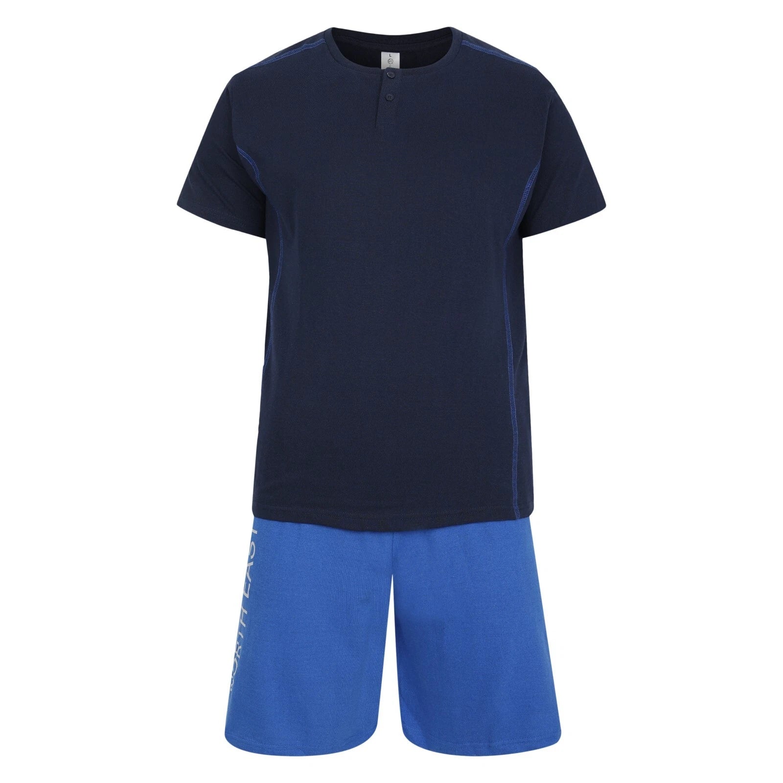 Mens 2 Pack Short Pyjamas Nightwear PJ Sets Twin Pack UK Sizes L XL XXL #N.E.