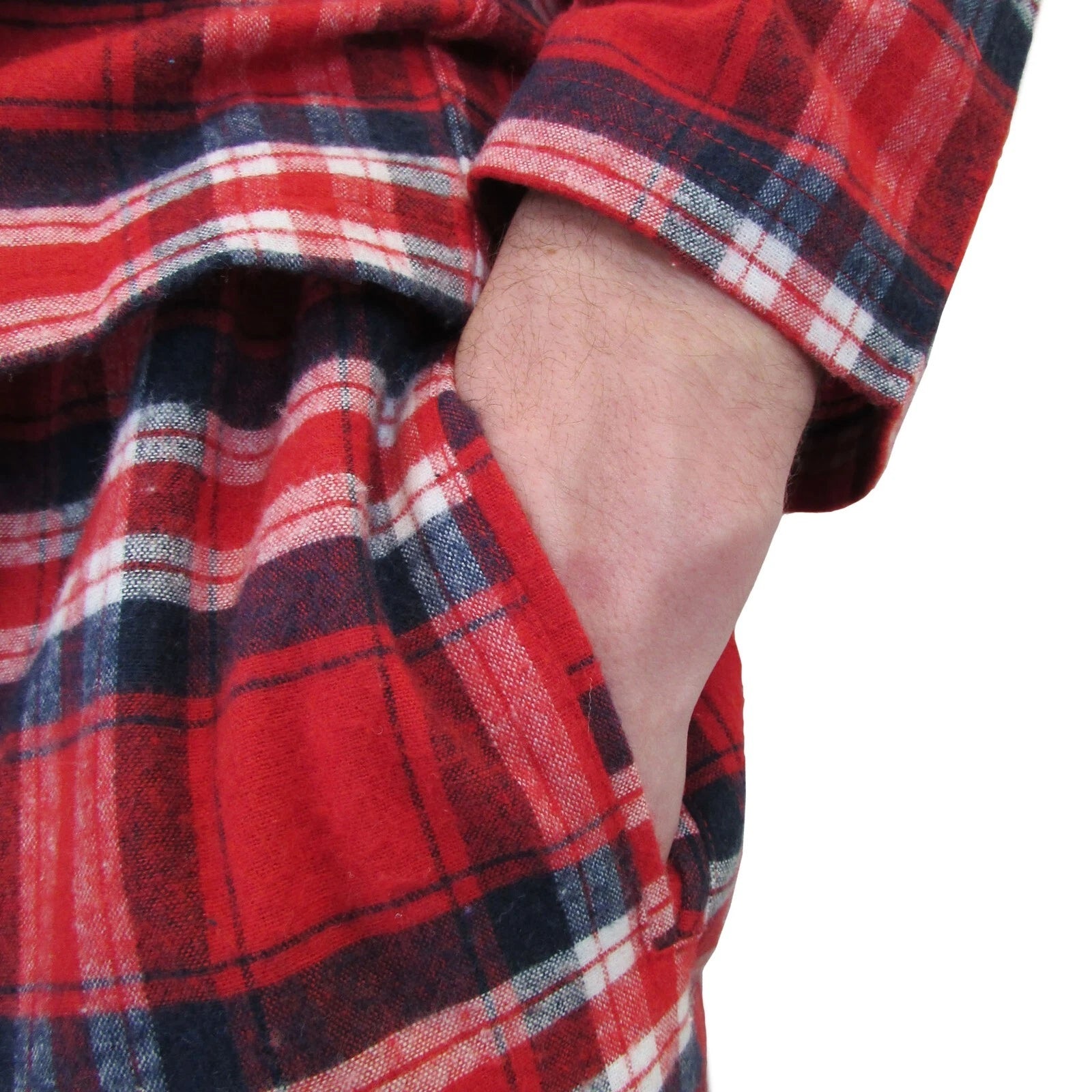 Mens Pyjamas Flannel/Brush Cotton Warm PJ Pyjama Set PJS Sizes S-4XL Nightwear