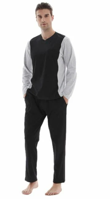 Van Dave NY Men's Pajama and Boy’s PAJAMA SET Long Sleeve Shirt Sizes 14-XL