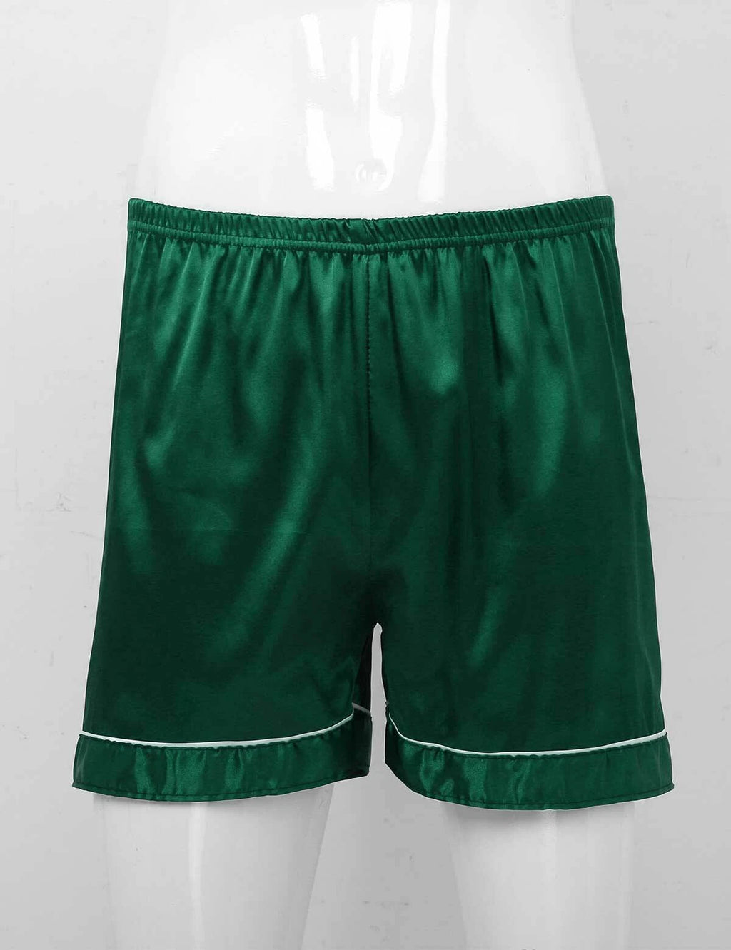 Men's Pajamas Set Soft Satin Homewear Ice Silk Bathrobes Sleepwear Nightwear