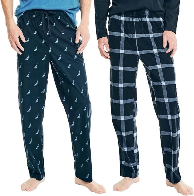 Nautica Soft Fleece Pajama Pants Set for Men ( 2 Pack) 3