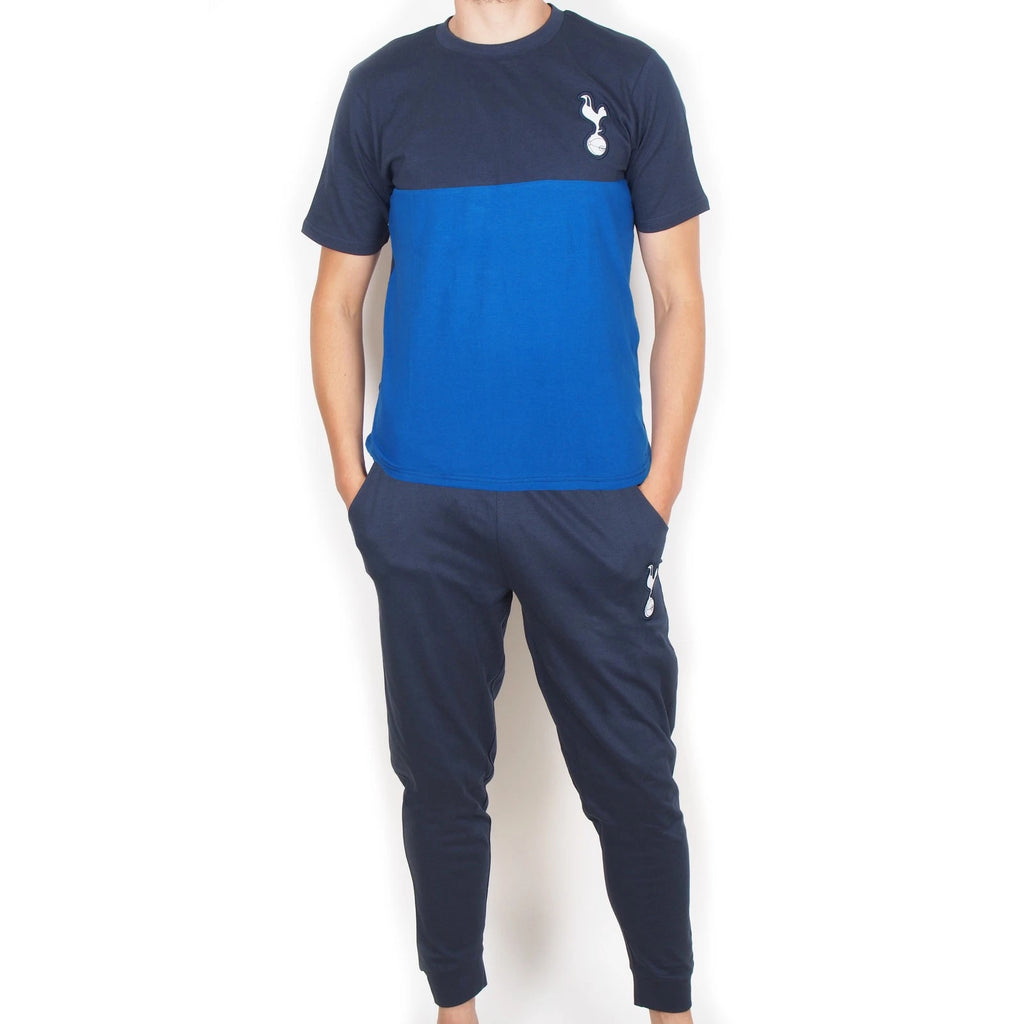 Tottenham Hotspur Mens Pyjamas Long Premium Set OFFICIAL Football Gift