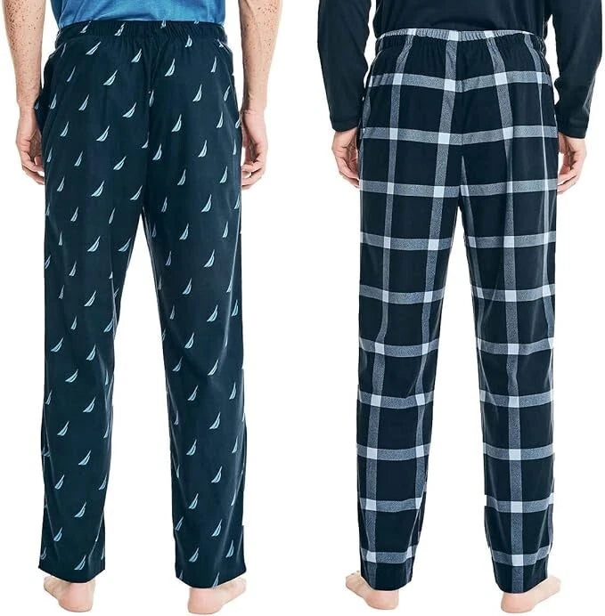 Nautica Soft Fleece Pajama Pants Set for Men ( 2 Pack) 3