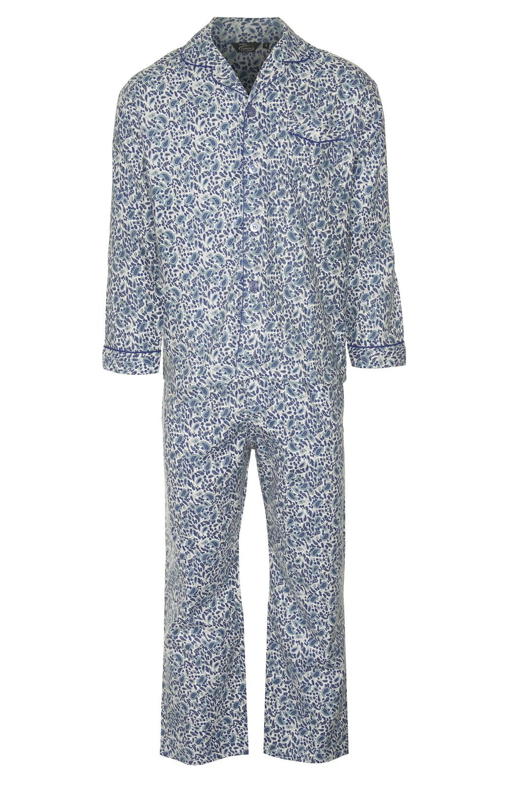 Mens Champion Paisley Brushed Cotton Pyjama Set Sizes S up to 3XL