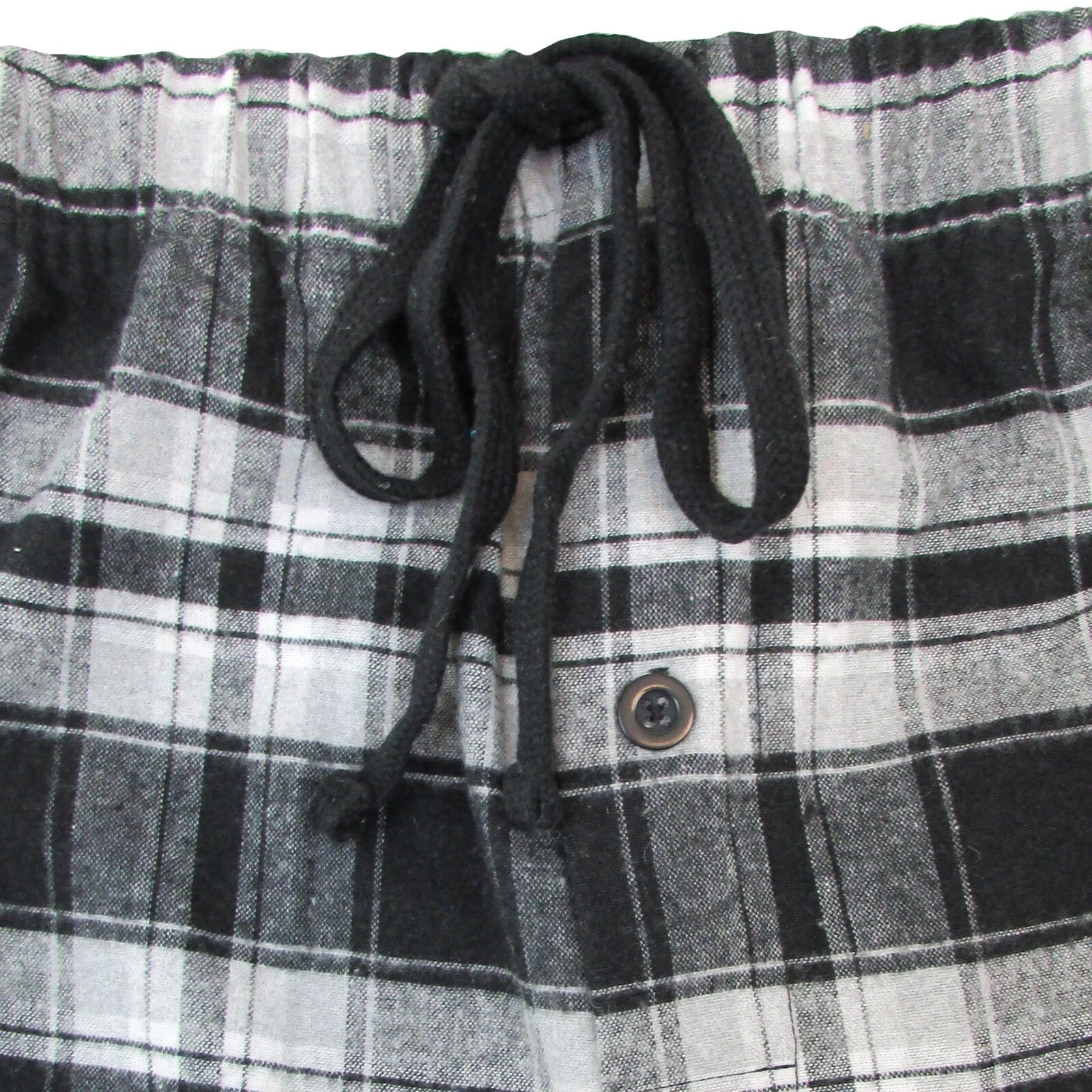 Mens Pyjamas Flannel Brushed Cotton Check Stripe Pyjama Set PJS Sizes S  2XL 3XL