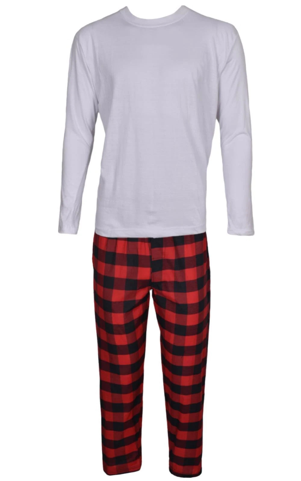 Mens Pyjamas Set Long Sleeve Nightwear Loungewear Pjs Lounge Wear T-shirt Pants