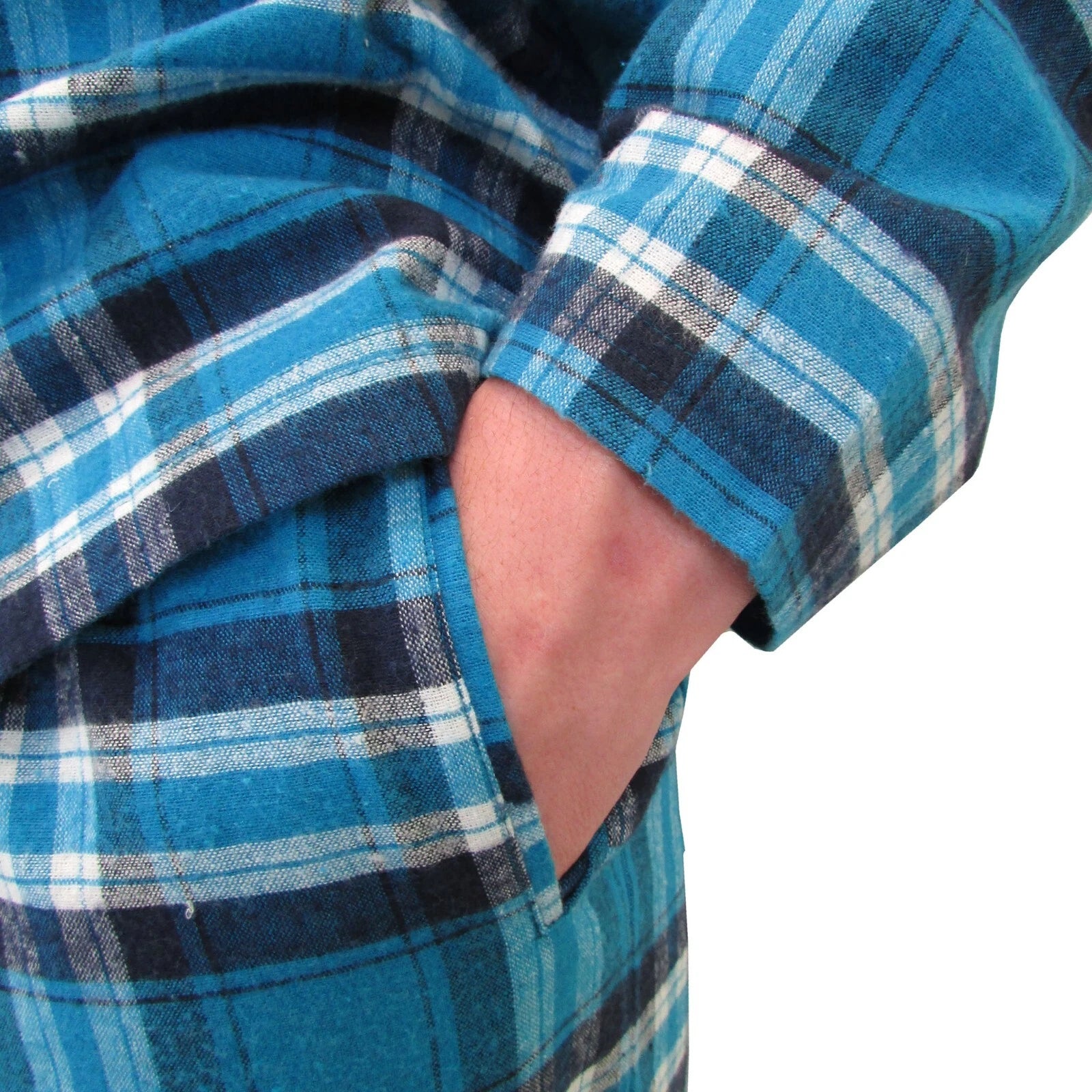 Mens Pyjamas Flannel/Brush Cotton Warm PJ Pyjama Set PJS Sizes S-4XL Nightwear