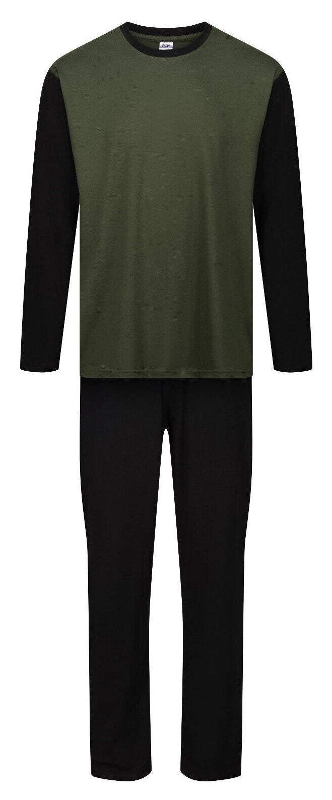 MENS PYJAMAS LONG SLEEVE TOP TROUSERS PJ SET NIGHT LOUNGE WEAR WITH POCKETS BNWT