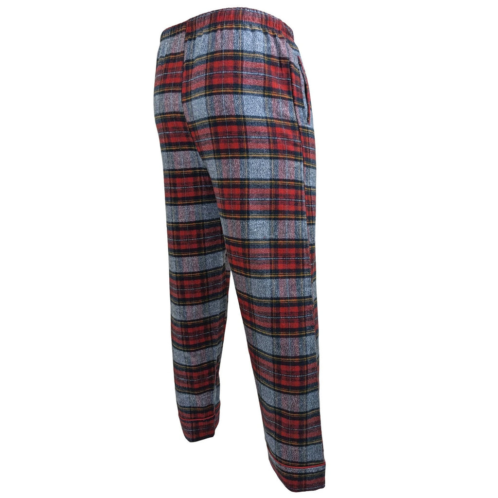 Mens Pyjamas Flannel/Brush Cotton Warm PJ Pyjama Set PJS Sizes S-4XL Nightwear