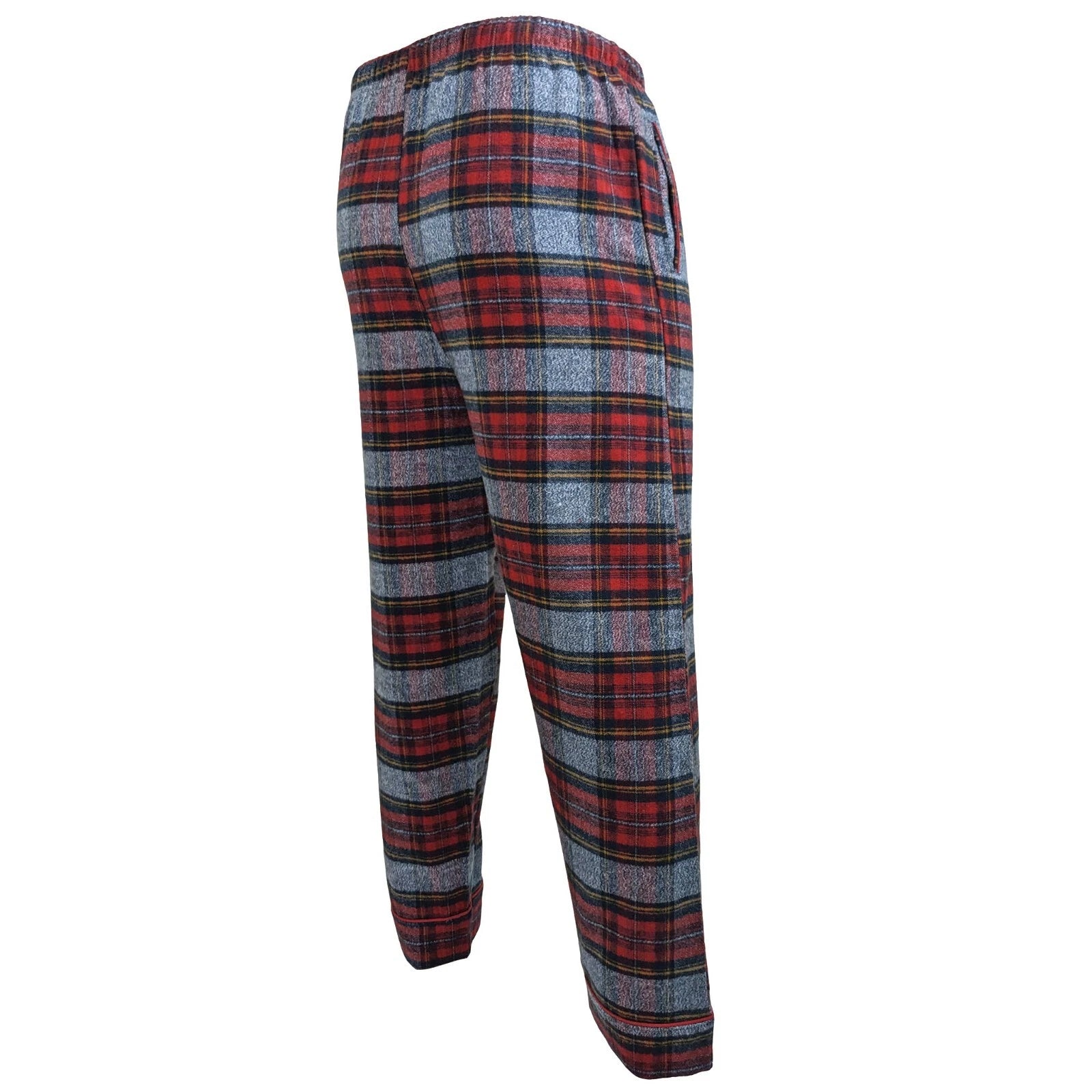 Mens Pyjamas Flannel/Brush Cotton Warm PJ Pyjama Set PJS Sizes S-4XL Nightwear