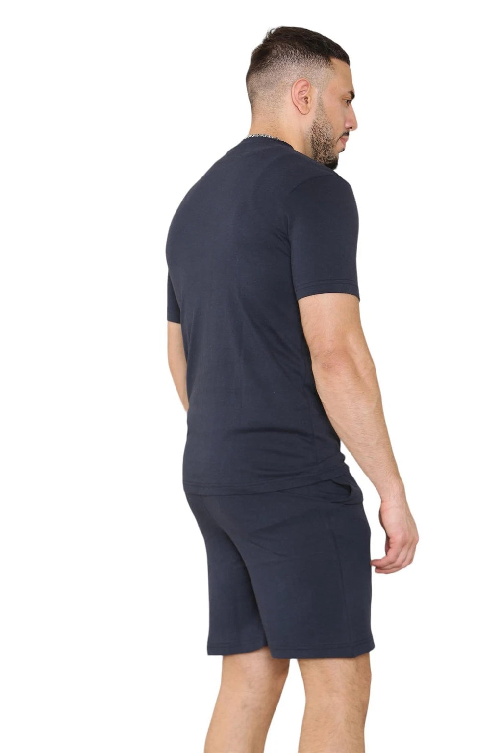 Mens Pyjamas Shorts Set Short Sleeve Nightwear Pjs Loungewear Cotton Size S-XL
