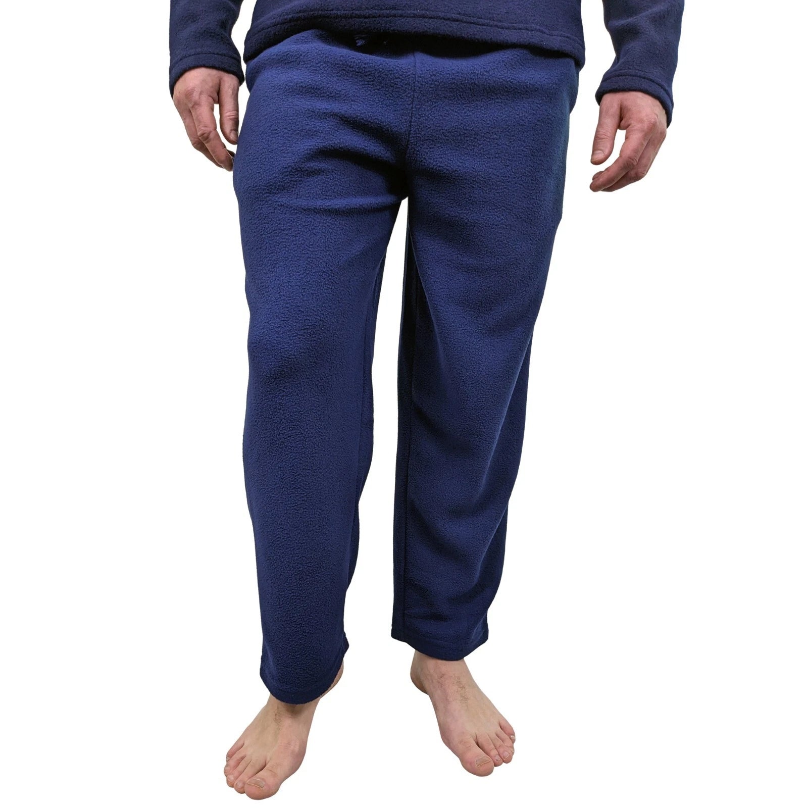 Men's Pyjama Set Fairisle Comfort Fleece Design PJS Soft Warm 2 PC S-4XL L/S PJ