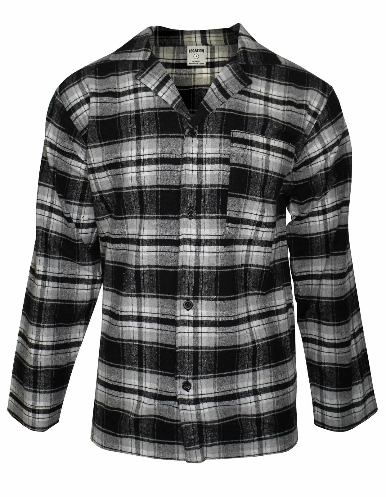 Mens Pyjamas Flannel/Brush Cotton Warm PJ Pyjama Set PJS Sizes S-4XL Nightwear
