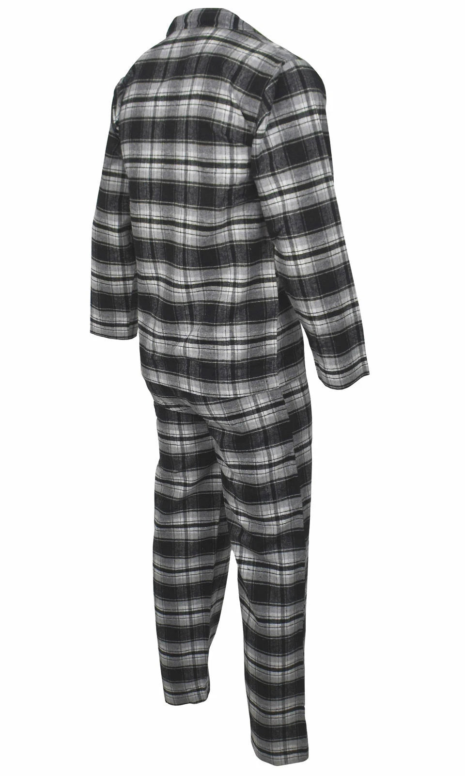 Mens Pyjamas Flannel/Brush Cotton Warm PJ Pyjama Set PJS Sizes S-4XL Nightwear