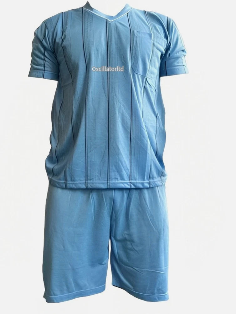 SUMMER Mens Pyjamas Shorts Set Nightwear Pjs Short Sleeve Loungewear Cotton Cool