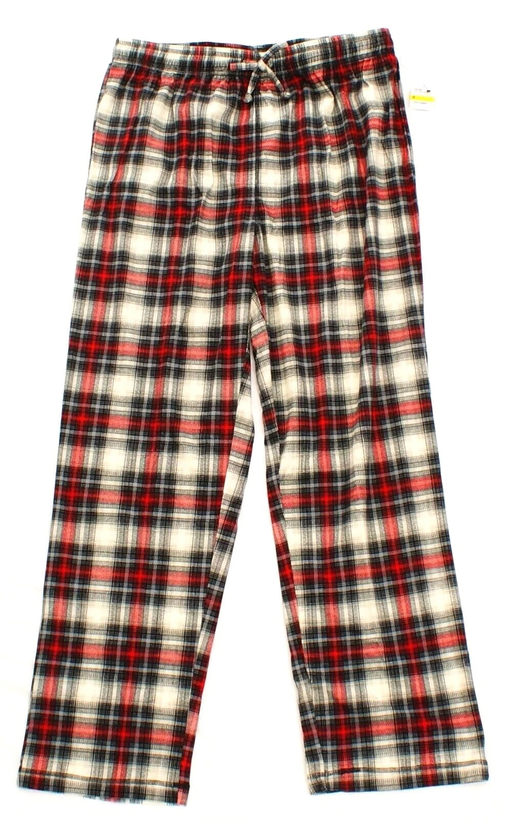 Nautica Black Short Sleeve Crew Neck Shirt & Plaid Pants Sleep Set Men's M NWT