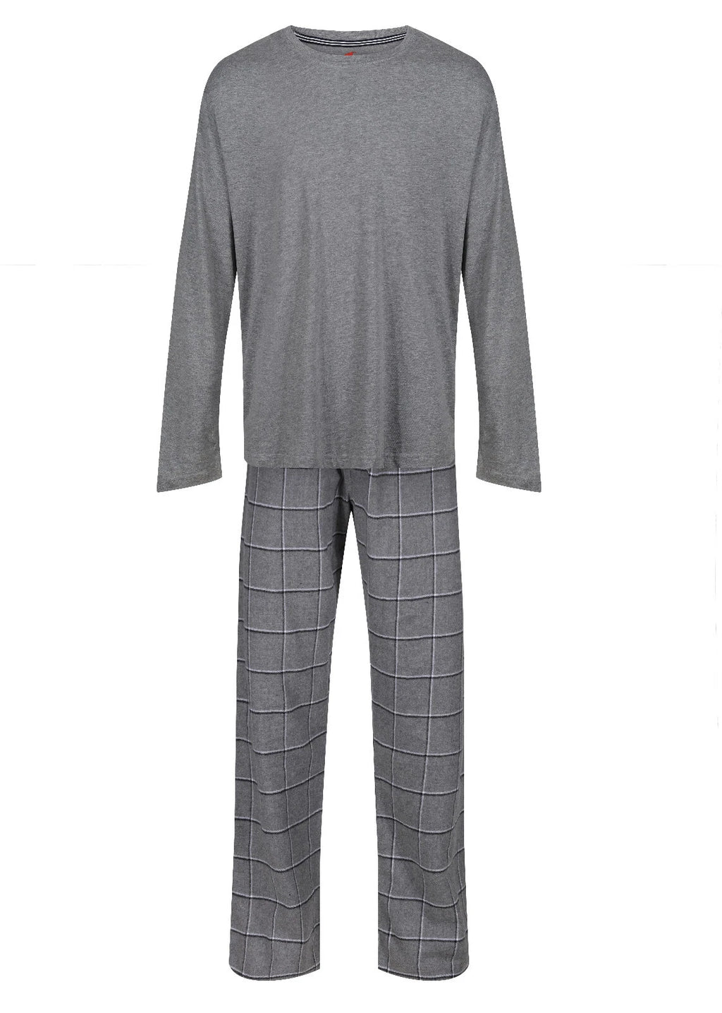 MENS PYJAMAS HANES KNIT TOP FLANNEL PANT PJ SETS S-XXL LOUNGE SLEEP NIGHT WEAR