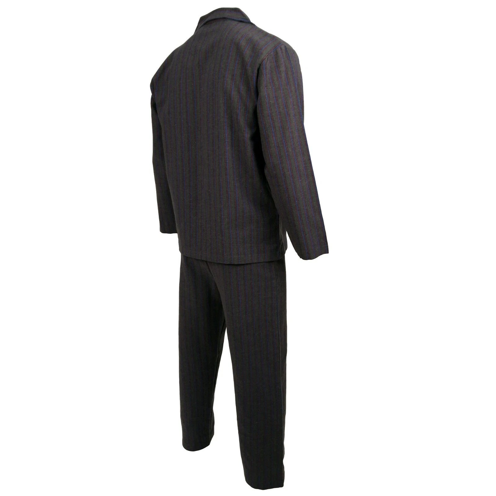 Mens Pyjamas Flannel/Brush Cotton Warm PJ Pyjama Set PJS Sizes S-4XL Nightwear