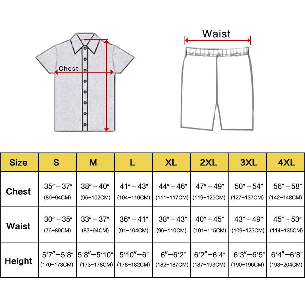 Mens Silk Satin Pajamas Set Short Sleeve+Short Pants Set Sleepwear Loungewear