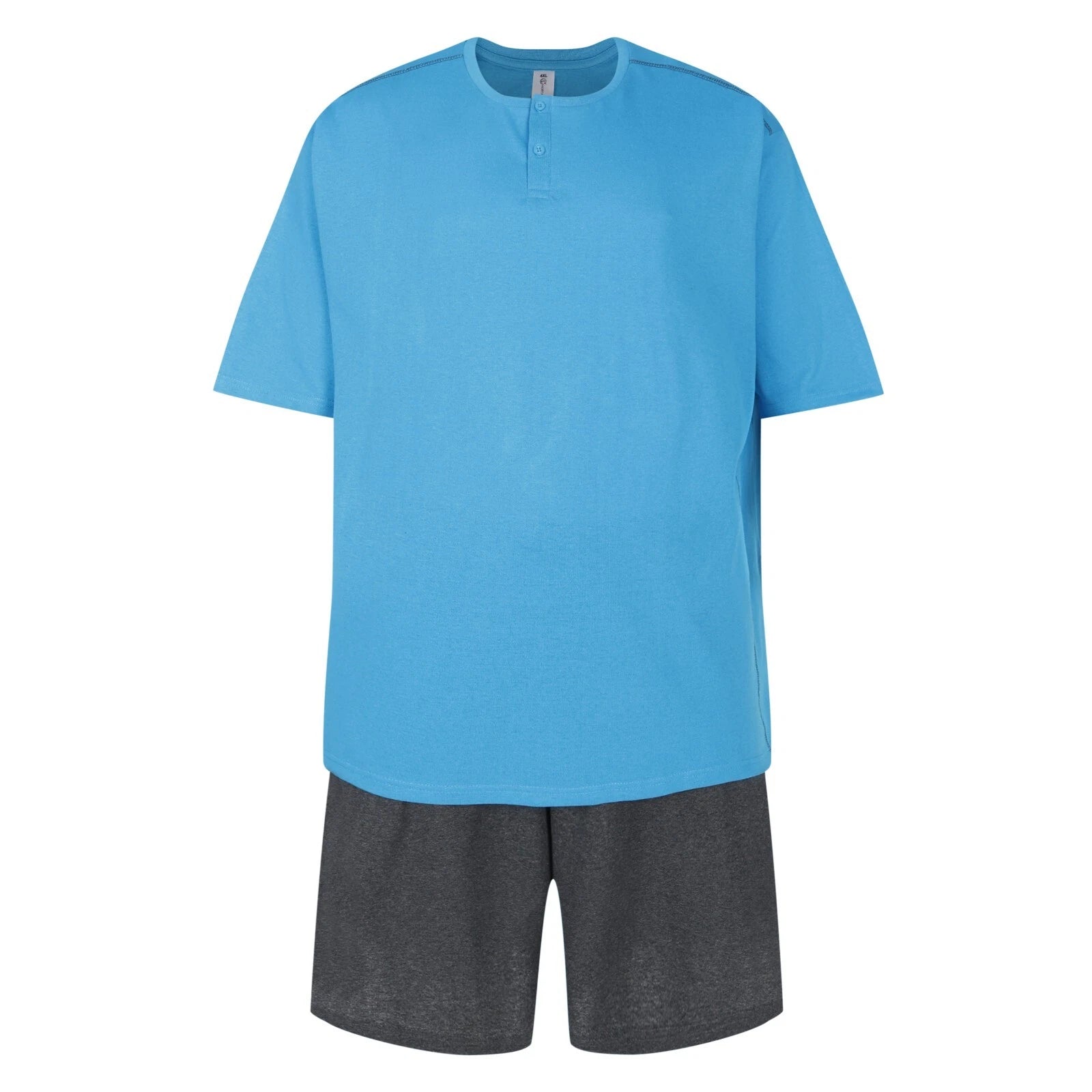 Mens Plus Size Short Pyjama Sets 3XL 4XL 5XL 6XL Sleep Lounge Wear PJ Set New
