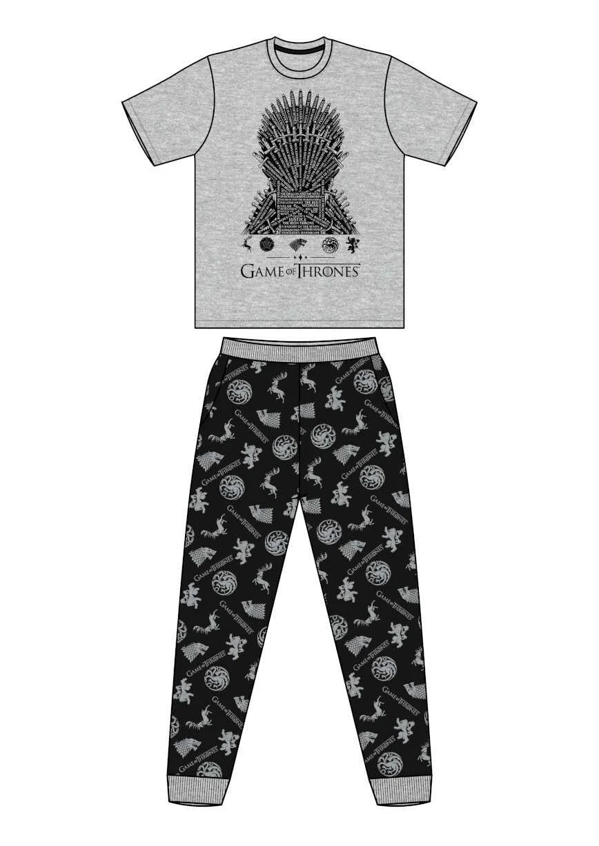 Mens Character Pyjamas Lounge Pants Batman Star Wars Animal Pjs Size S M L XL