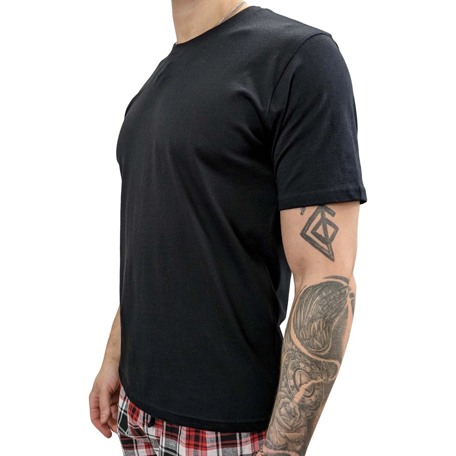 Pyjama SET Mens Cotton Top & Pant Lounge Pockets Sleep 2 Piece PJS Summer M/4XL