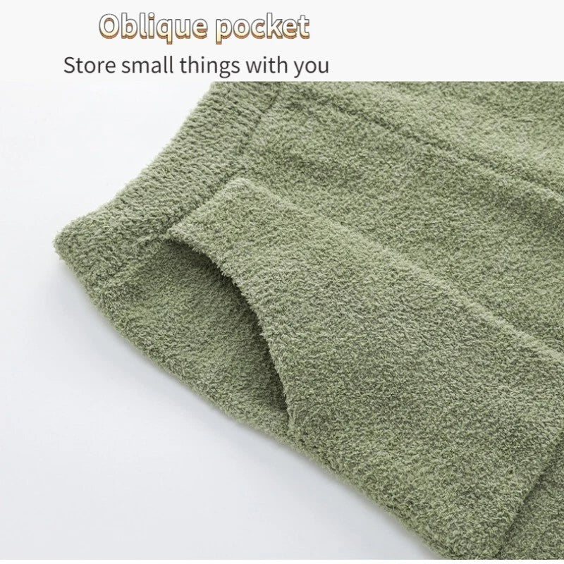 Men's Women Sleepwear Couples Sport Outdoor Warm Winter Comfortable Pajamas Set