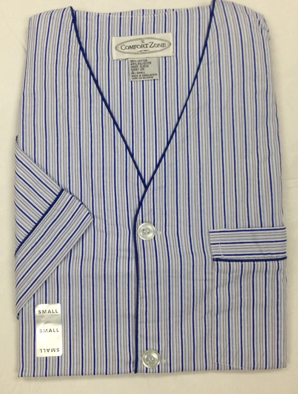 Men's 2PC Comfort Zone Short Sleeve/Short Leg Pajama Set