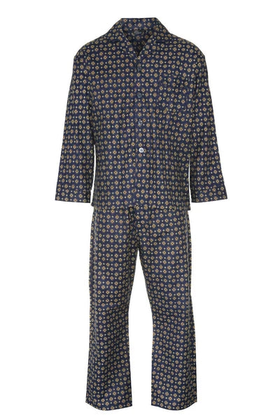 MEN'S WARM TRADITIONAL PYJAMA SET BRUSHED 100% COTTON PJ'S SIZES VARIOUS PATTERN