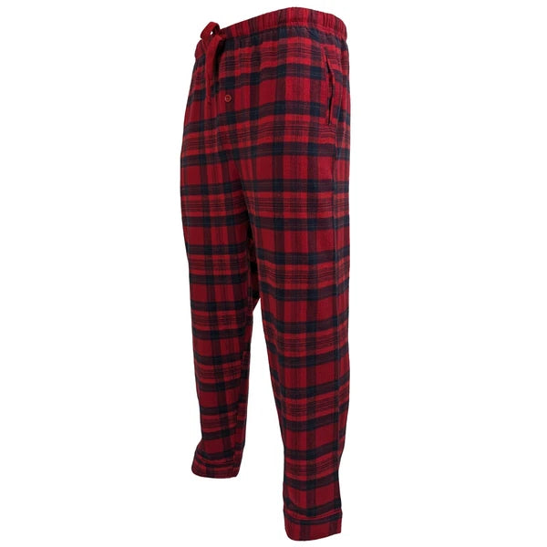 Mens Pyjamas Flannel/Brush Cotton Warm PJ Pyjama Set PJS Sizes S-4XL Nightwear