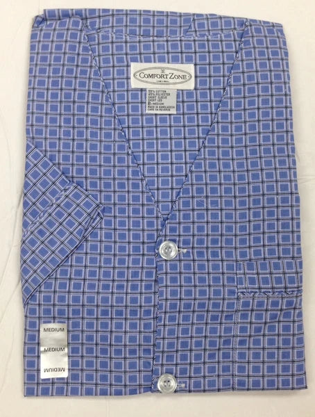 Men's 2PC Comfort Zone Short Sleeve/Short Leg Pajama Set