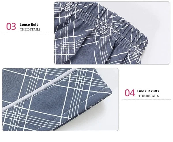 Men's Pajamas Spring Fall Winter Home Wear Sleepwear 2 Piece Set Loungewear