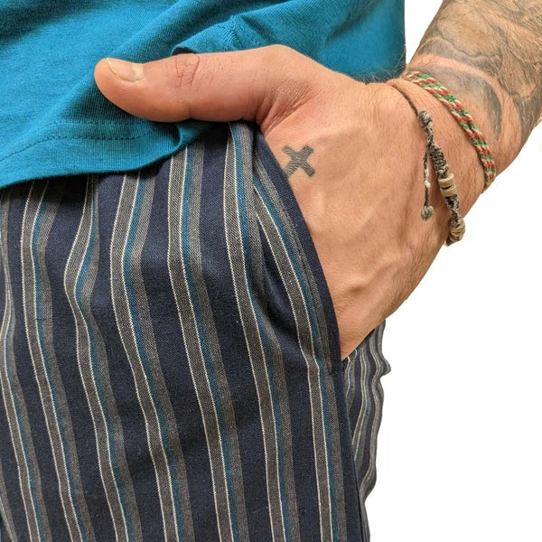 Pyjama SET Mens Cotton Top & Pant Lounge Pockets Sleep 2 Piece PJS Summer M/4XL