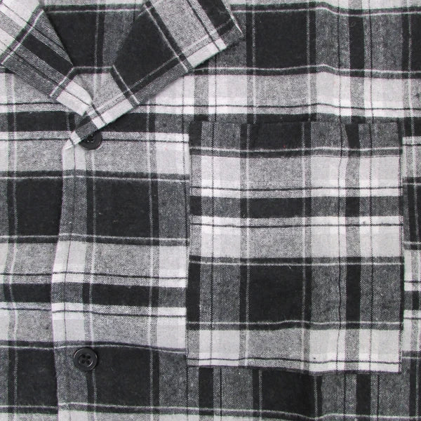 Mens Pyjamas Flannel Brushed Cotton Check Stripe Pyjama Set PJS Sizes S  2XL 3XL