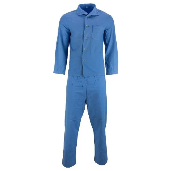 German military blue cotton pajama sets, very good used condition, free shipping