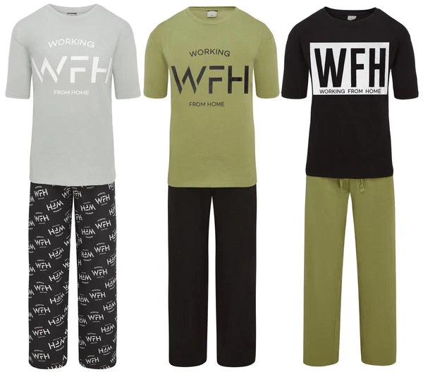 Mens Pyjamas Short Sleeve PJ'S  Loungewear Cotton Pockets REDUCED TO CLEAR!