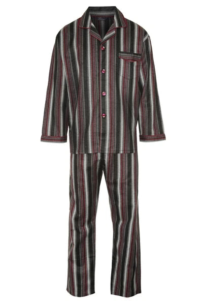 Mens Champion Kingston Brushed Cotton Pyjama Set Sizes S up to 5XL Winceyette
