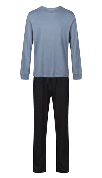 Mens Pyjamas Long Sleeve Pyjama Sleep Night Lounge PJ Set XS to 3XL Cotton New