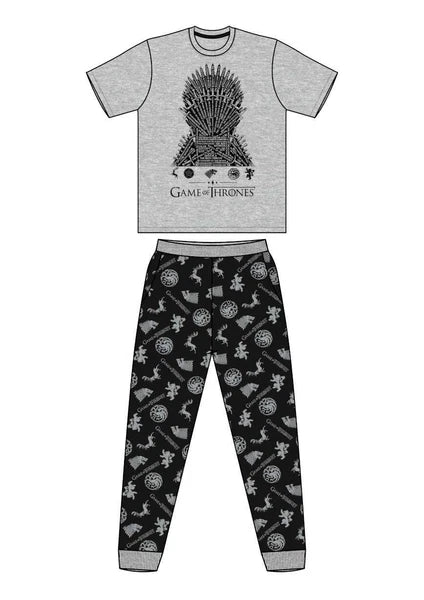 Mens Character Pyjamas Lounge Pants Batman Star Wars Animal Pjs Size S M L XL