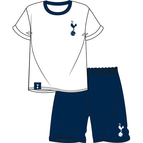 NEW Mens 100% Cotton Tottenham Hotspurs Shortie Pyjamas