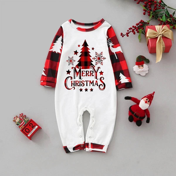 Family Christmas Fashion Xmas Matching PJs Set Sleepwear Kids Adult Nightwear