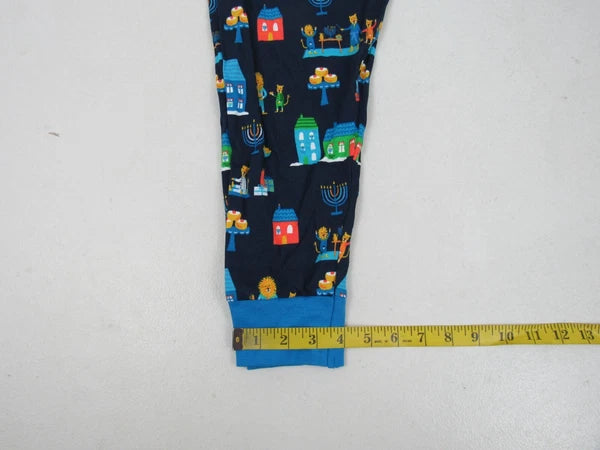 Target Mens Blue 2-Piece Long-Sleeve Lion Pajama Set