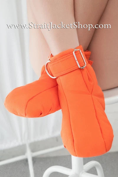 Restraining Booties - Soft Padded Booties / Bondage