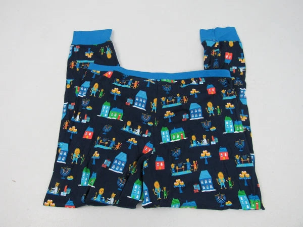 Target Mens Blue 2-Piece Long-Sleeve Lion Pajama Set