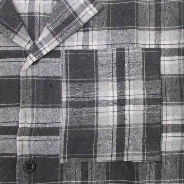 Mens Pyjamas Flannel Brushed Cotton Check Stripe Pyjama Set PJS Sizes S  2XL 3XL