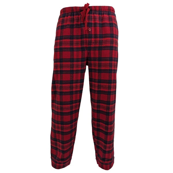 Mens Pyjamas Flannel/Brush Cotton Warm PJ Pyjama Set PJS Sizes S-4XL Nightwear